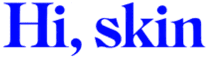 Hi, skin logo