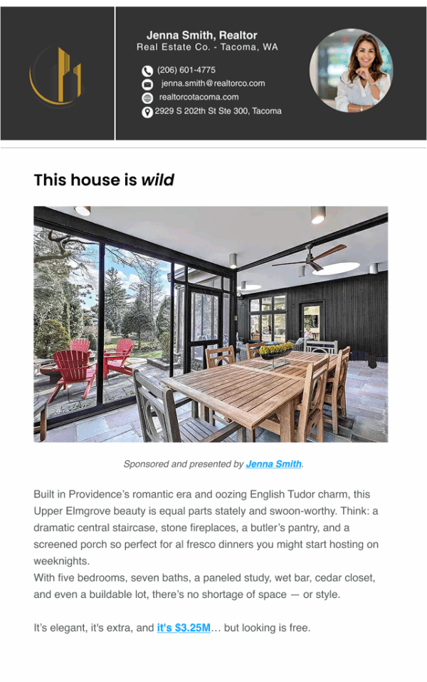 Real Estate Listing - Weekly Roundup